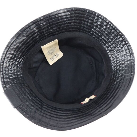 Gucci Hat Nylon Cotton Black GG Crystal Hat Bucket Hat main image 7